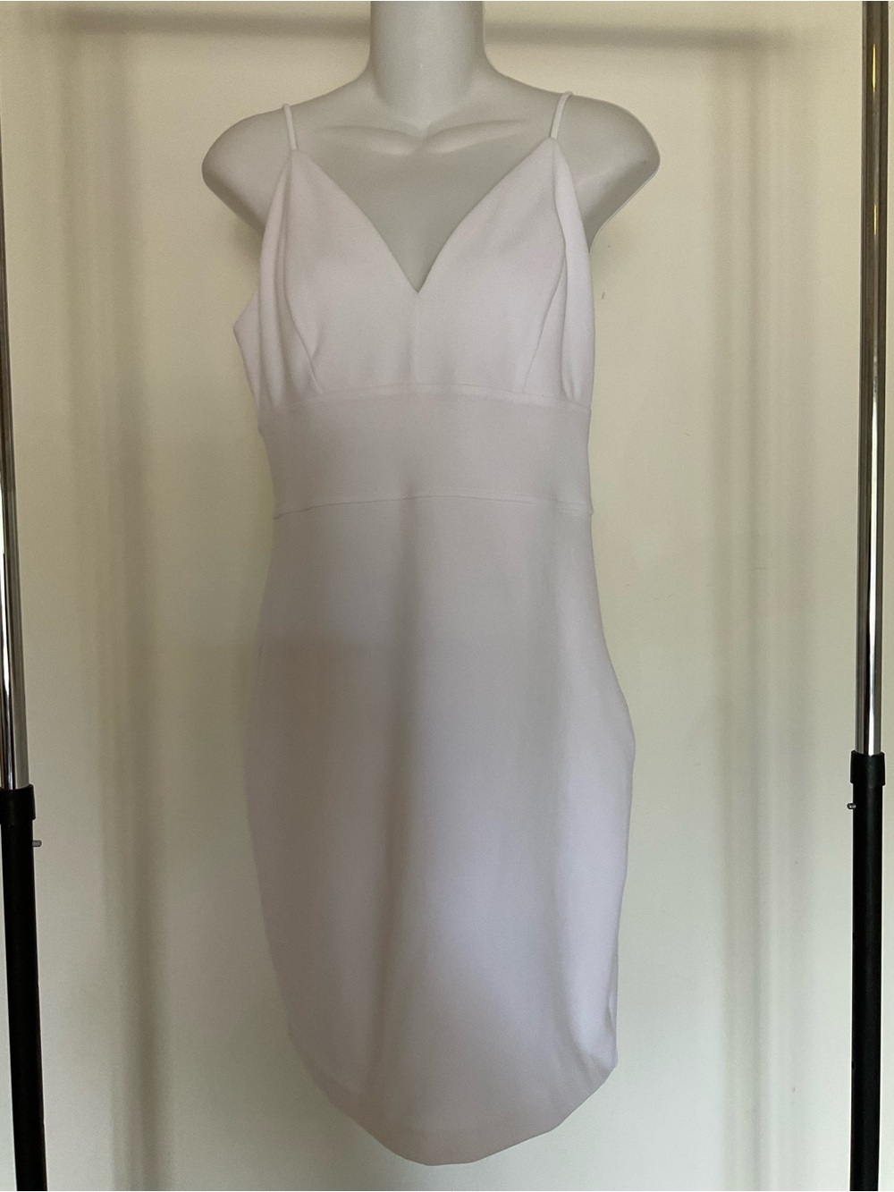 Express White Spaghetti Strap Mini Dress